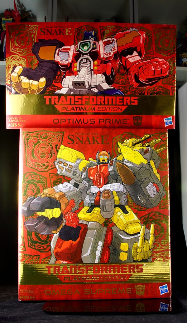 Transformers Year Of Snake Optimus Prime And Omega Supreme Package Image (1 of 1)